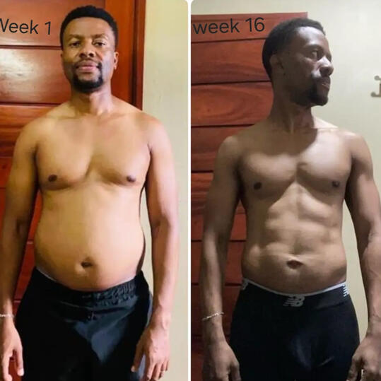 Liam's 16 week Transformation